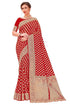Vasthrlay Banarasi Pink Ethnic Wear