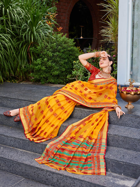 Vasthrlay Cotton Saree