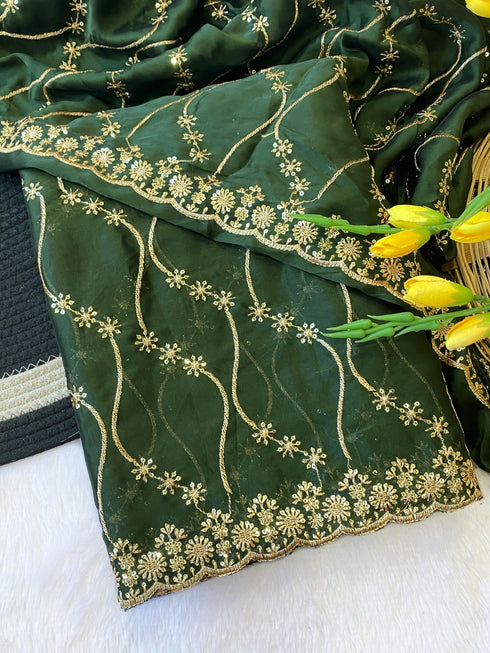 Vasthrlay Embroidery Saree