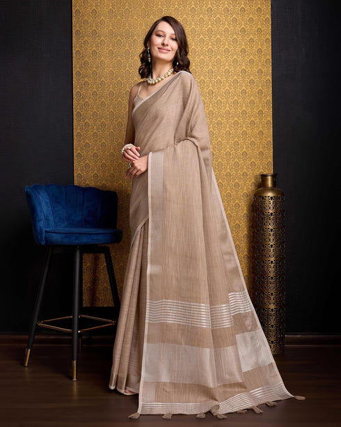 Vasthrlay Women's Cotton Unstitched Blouse Saree