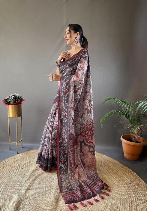 Vasthrlay Kalamkari Cotton Blouse Ethnic Wear