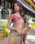 Vasthrlay Handloom Cotton Tassels Saree