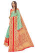 Vasthrlay Banarasi Gs Vivah Green Ethnic Wear