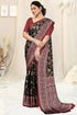 Vasthrlay Fashion Chiffon Printed Navy Ethnic Wear