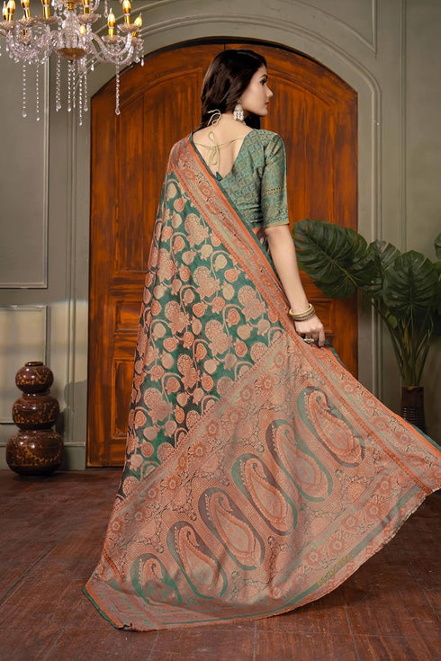 Vsathrlay Kanjivaram Banarasi Festival Wedding Ethnic Wear