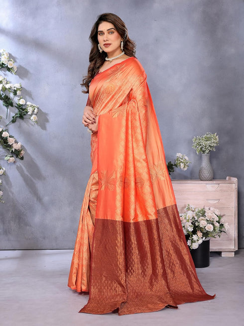VasthrlayBanarasi Silk Unstitched Rama Free Ethnic Wear