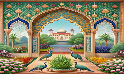 Backdropon Interior Palace Architecture Vintage Art Photography Backdrops