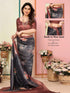 VasthrlayKanjivaram Banarasi Unstitched Currant Onion Free Ethnic Wear