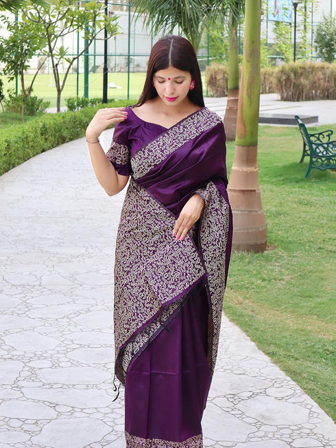 Vasthrlay Tussar Handloom Saree