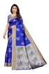 Vasthrlay Printed Kesar Blue Free Ethnic Wear