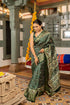 Vasthrlay Fashion Paisley Printed Grey Ethnic Wear