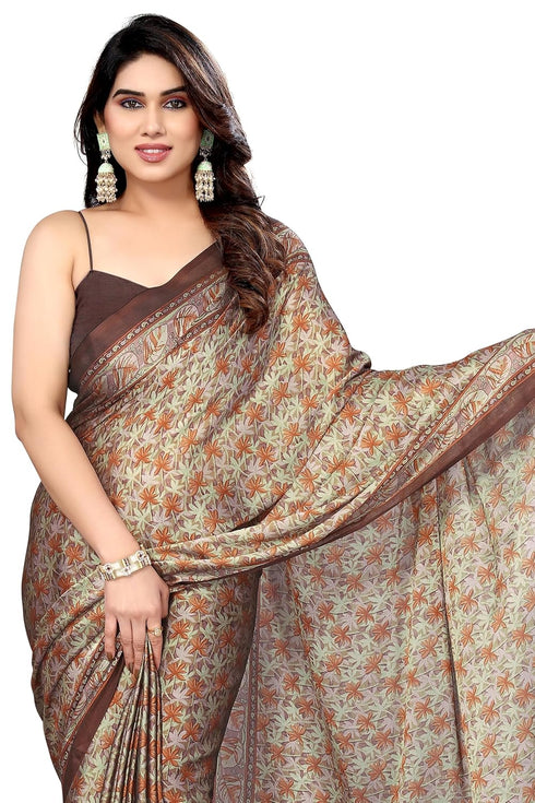 Vasthrlay Fashion Chiffon Printed Ethnic Wear