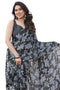 Vasthrlay Fashion Chiffon Printed Red Ethnic Wear