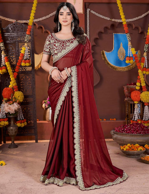 Vasthrlay Elegant Designer Embellished Lightweight