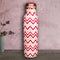 Copper Water Bottle 1 Litre Chevron Red