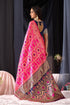 Vasthrlay Kanjeevaram Silk Mandana Pink Free Ethnic Wear
