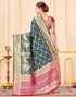Vasthrlay Womens Weaving Unstitched Light Green Saree
