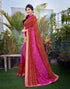 Vasthrlay Georgette Printed Jacquard Material Ethnic Wear