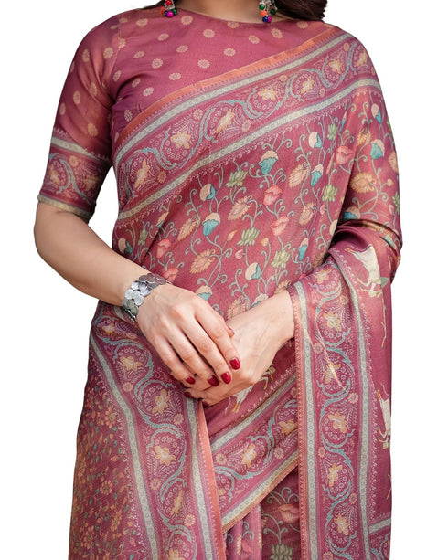 Vasthrlay Handloom Flowers Saree