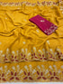 Vasthrlay Pink Embroidery Saree