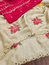 Vasthrlay Vichitra Embroidery Brown Black