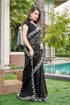 Vasthrlay Georgette Sequence White Ethnic Wear
