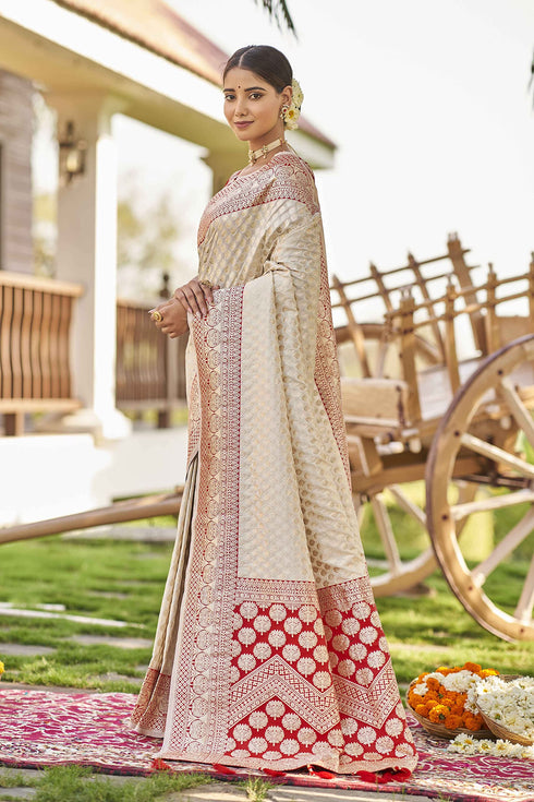 Vasthrlay Adorable Pattern Banarasi Piece Mn1738