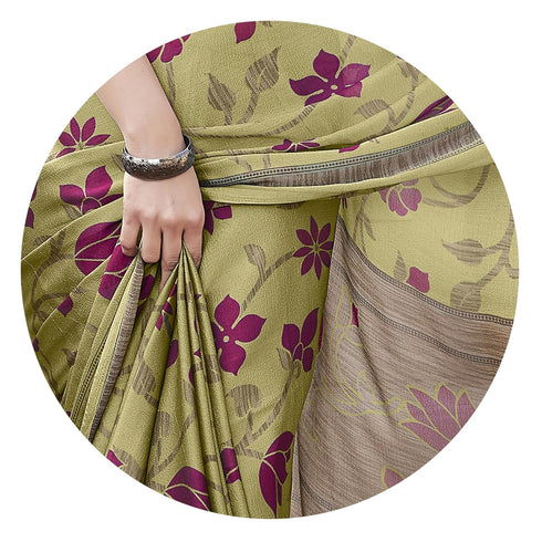 Vasthrlay Fashion Chiffon Printed Ethnic Wear