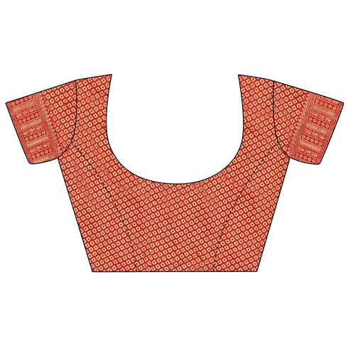 Vasthrlay Kanjivaram Unstitched Saree