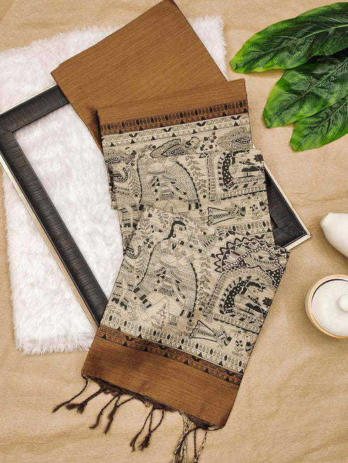 Vasthrlay Tussar Saree Bordar