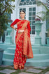 Vasthrlay Banarasi Premium Pink Ethnic Wear