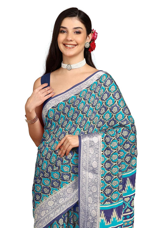 Vasthrlay Fashion Georgette Bandhani Printed Ethnic Wear