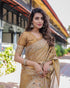 Vasthrlay Handloom Cotton Tassels Saree