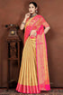 Vsathrlay Gold Kanjivaram Banarasi Festival Ethnic Wear