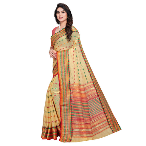 Vasthrlay Jacquard Unstitched Saree