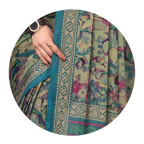 Vasthrlay Fashion Chiffon Printed Ethnic Wear