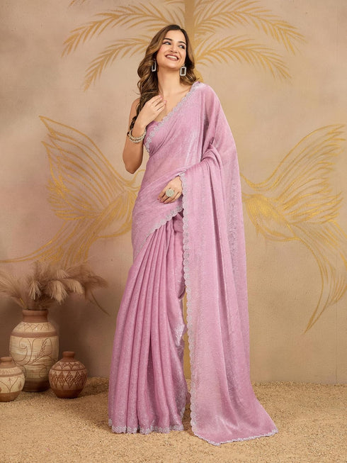 Vasthrlay Zarkan Unstitched Purple Ethnic Wear