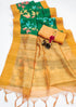 Vasthrlay Saree Extraordinary Kalamkari Floral Print