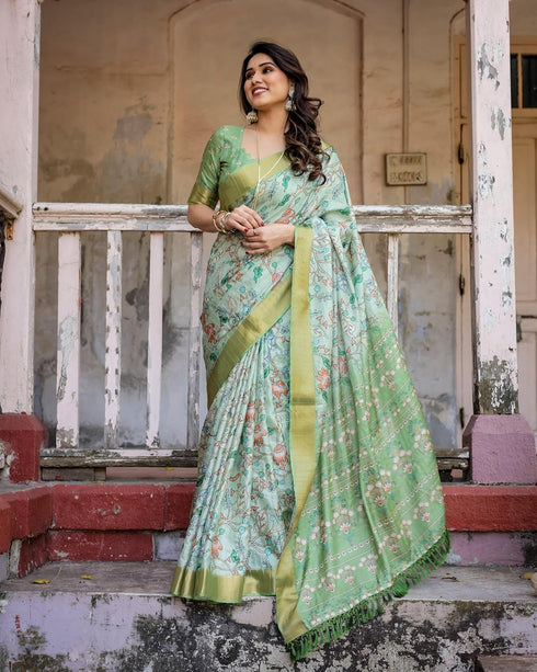 Vasthrlay Cotton Unstitched Blouse Ethnic Wear