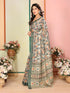 Vasthrlay Digital Printed Unstitched Orange Free Ethnic Wear