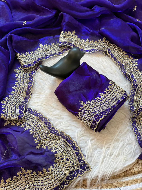 Vasthrlay Embroidery Saree
