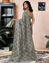Vasthrlay Chanderi Printed Multicolour Saree With Unstitched Blouse Piece