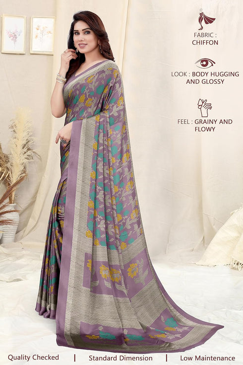 Vasthrlay Fashion Chiffon Printed Ethnic Wear