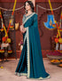 Vasthrlay Striped Bollywood Chiffon Unstitched