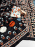 Vasthrlay Ajrakh Saree Crepe
