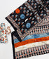 Vasthrlay Ajrakh Saree Crepe