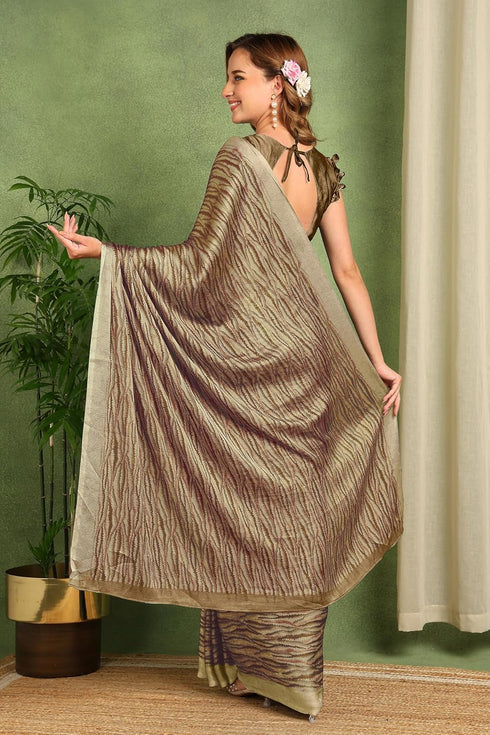 Vasthrlay Fashion Chiffon Printed Ethnic Wear