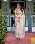 Vasthrlay Handwoven Printed Tasselled Saree