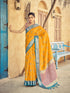 Vasthrlay Kanjivaram Banarasi Festival Unstitched Saree