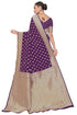 Vasthrlay Banarasi Bridal Wine Ethnic Wear